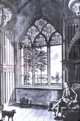 Walpole in  his Gothic Castle Strawberry Hills